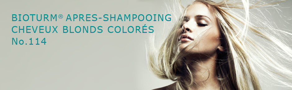 Bioturm Cosmtiques naturels APRES-SHAMPOOING cheveux blonds colors n 114